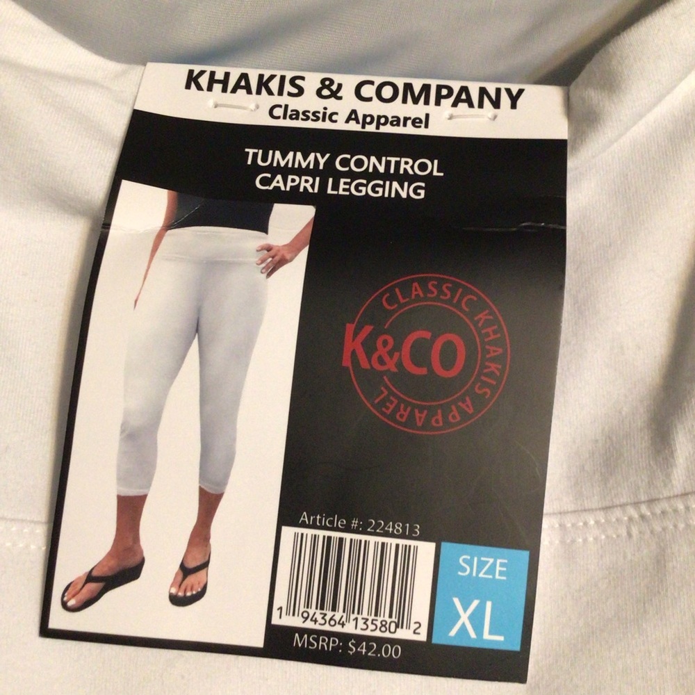White capris new